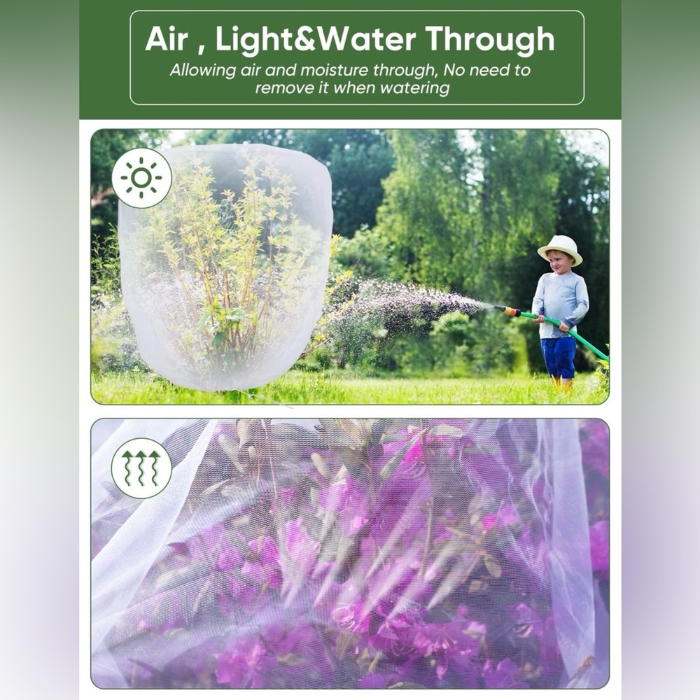 Plant Protection Covers with Drawstring - Picture 5 of 11
